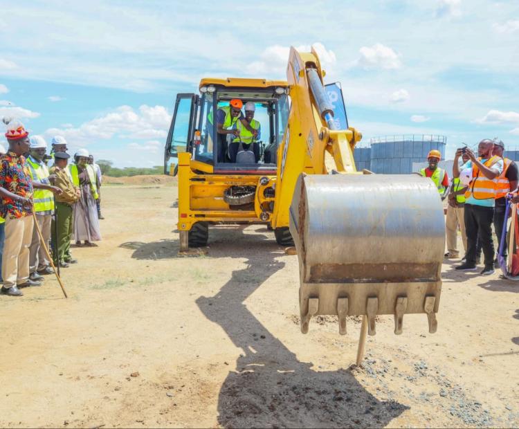Ground Breaking Ceremony at Lokichar Oil