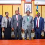 The Cabinet Secretary for Energy and Petroleum, Hon. Opiyo Wandayi and his Tanzanian Counterpart Hon. Deogratius Ndejembi signed a bilateral agreement between the Government of the United Republic of Tanzania and the Government of Kenya at State House, Dar es Salaam, in the presence of His Excellency President William Ruto and Her Excellency President Samia Suluhu Hassan. The agreement provides for the conduct of a feasibility study for the development of a Natural Gas Export Project from Dar es Salaam to M